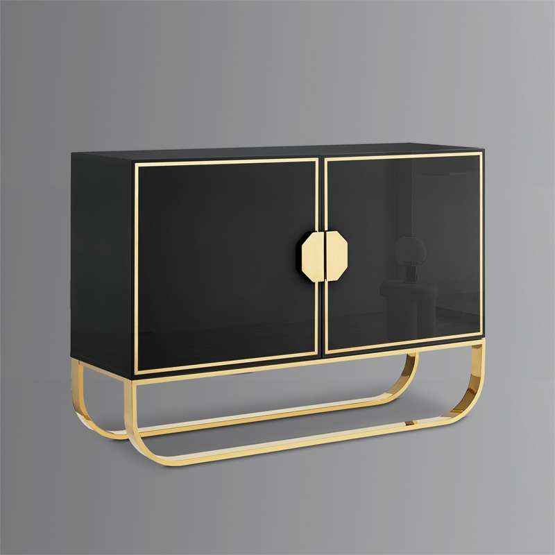 Posh Living Liyana  Sideboard Black/Gold