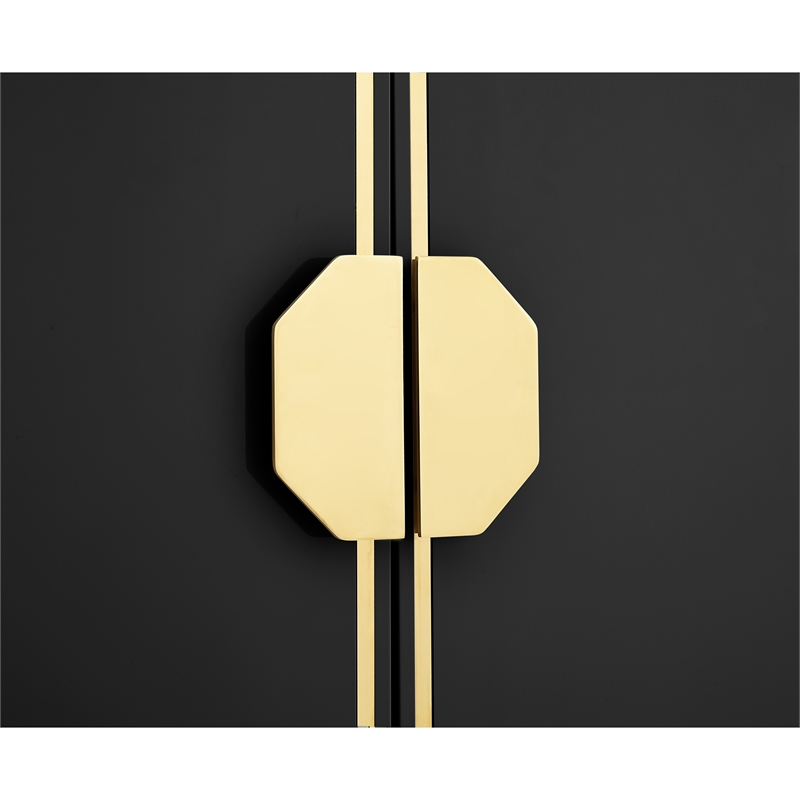 Posh Living Liyana  Sideboard Black/Gold