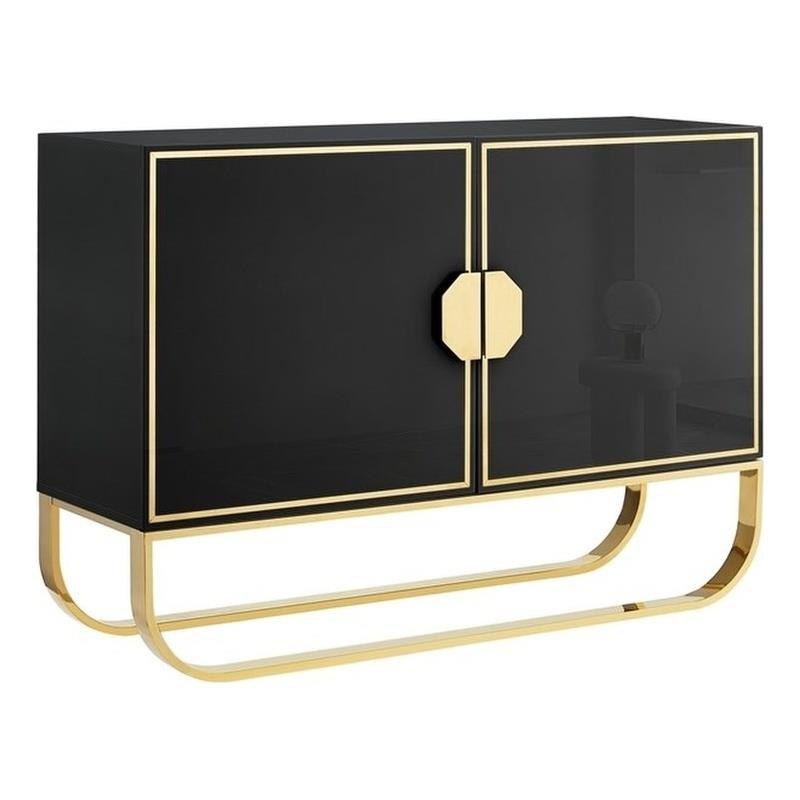 Posh Living Liyana  Sideboard Black/Gold