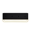 Posh Living Liyana  Sideboard Black/Gold