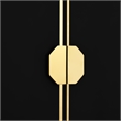 Posh Living Liyana  Sideboard Black/Gold