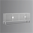 Posh Living Liyana  Sideboard Gray/Chrome