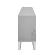 Posh Living Liyana  Sideboard Gray/Chrome