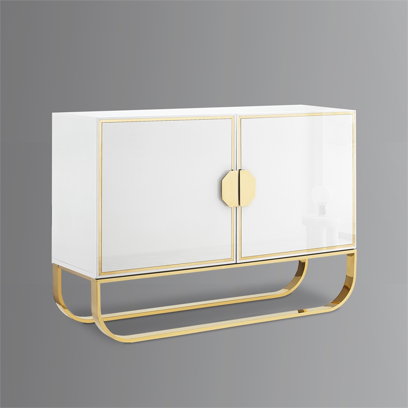 Posh Living Liyana  Sideboard White/Gold