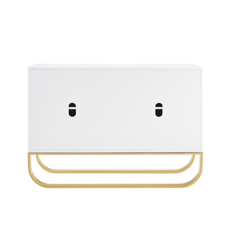 Posh Living Liyana  Sideboard White/Gold