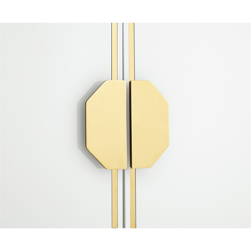 Posh Living Liyana  Sideboard White/Gold