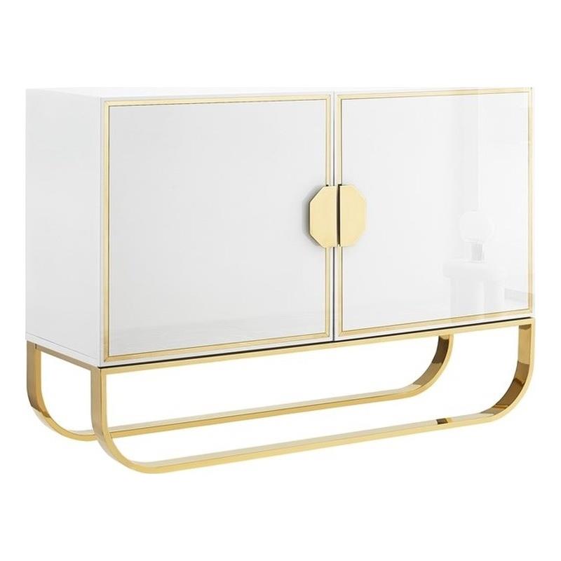 Posh Living Liyana  Sideboard White/Gold