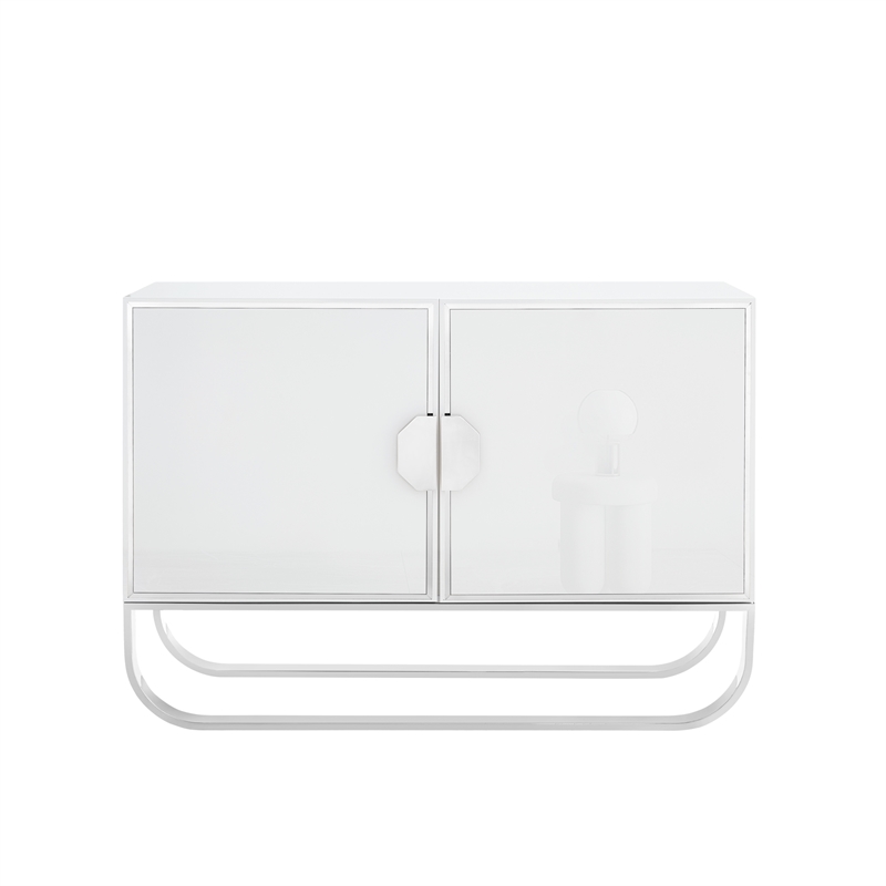 Posh Living Liyana  Sideboard White/Chrome