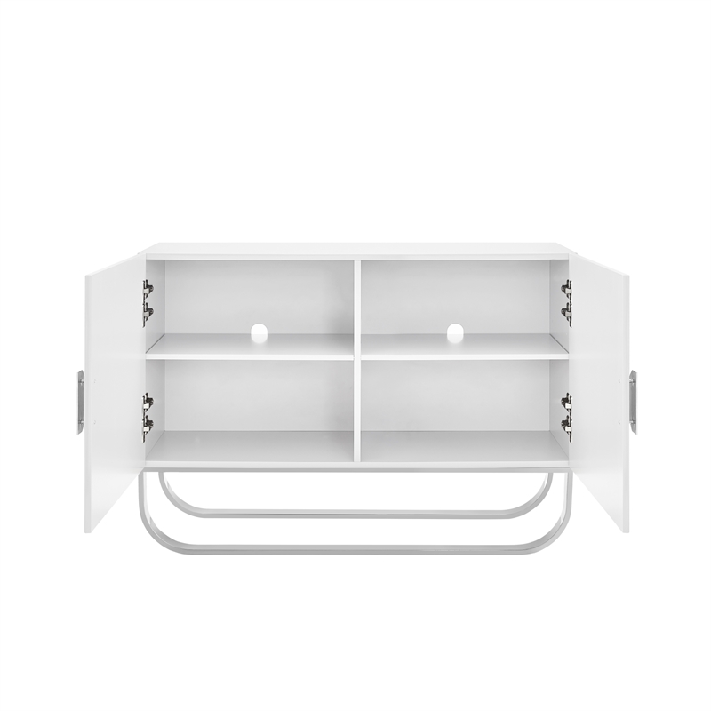 Posh Living Liyana  Sideboard White/Chrome
