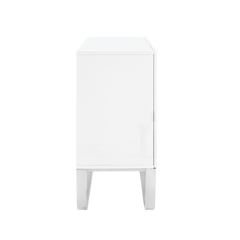 Posh Living Liyana  Sideboard White/Chrome