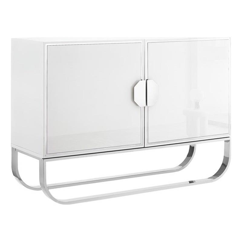 Posh Living Liyana  Sideboard White/Chrome