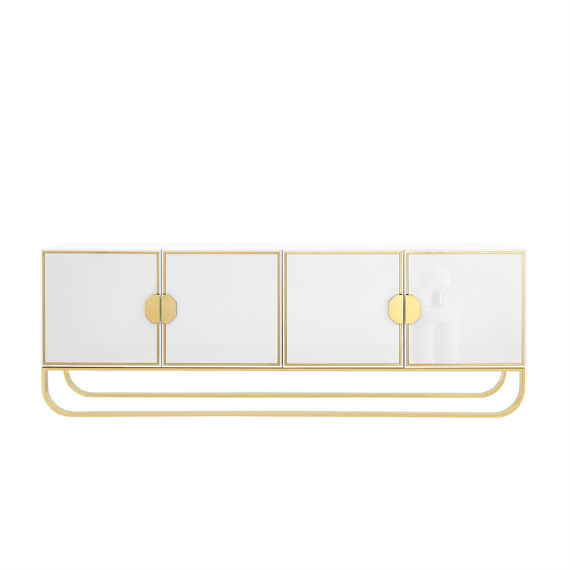 Posh Living Liyana  Sideboard White/Gold