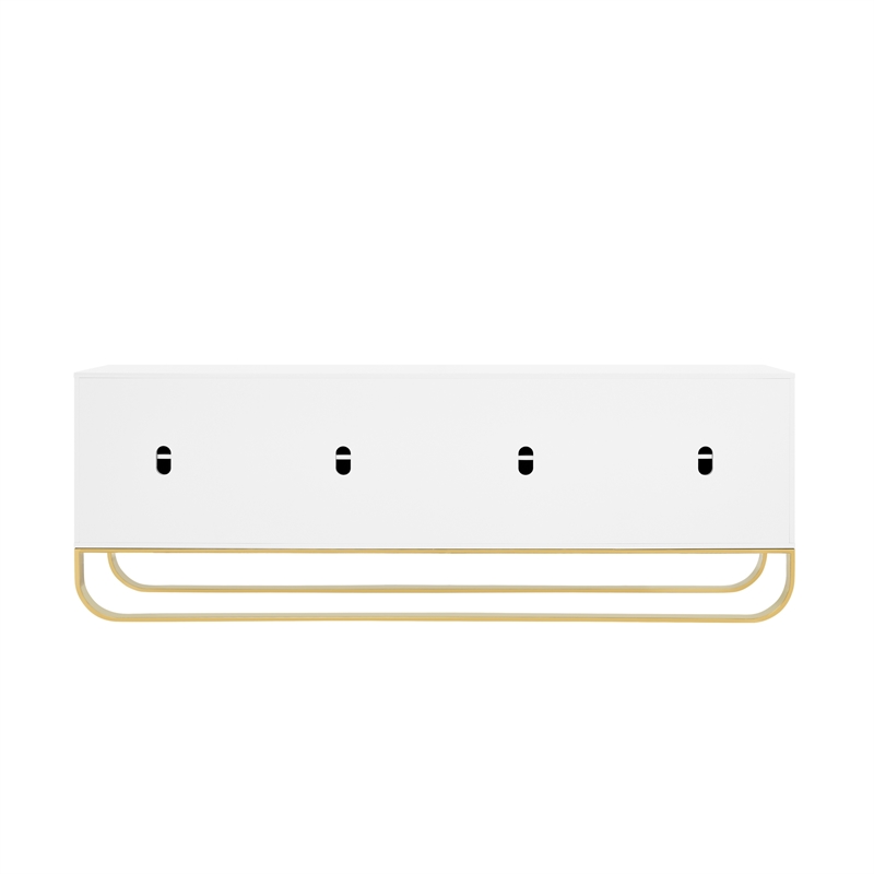 Posh Living Liyana  Sideboard White/Gold