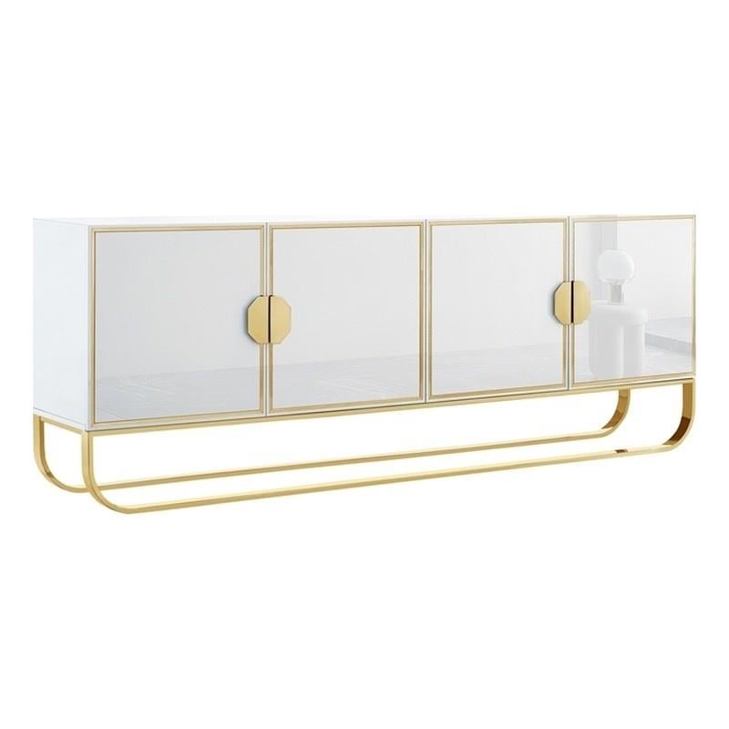 Posh Living Liyana  Sideboard White/Gold