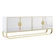 Posh Living Liyana  Sideboard White/Gold