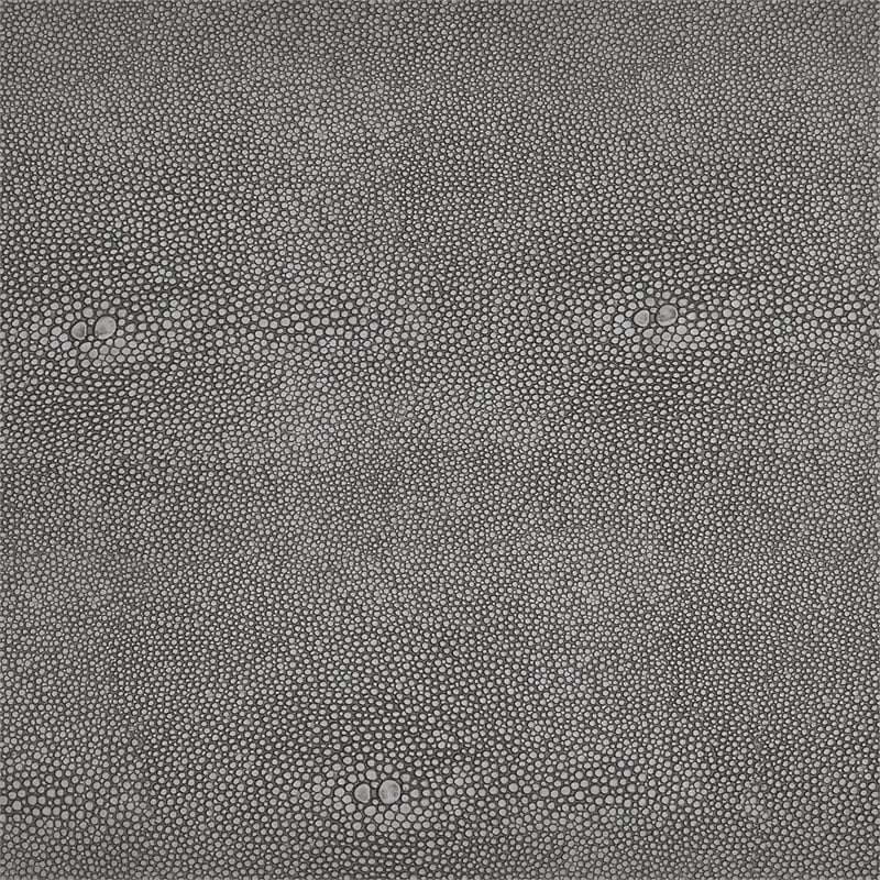 Posh Living Omer Faux Shagreen Bookshelf Gray/Gold
