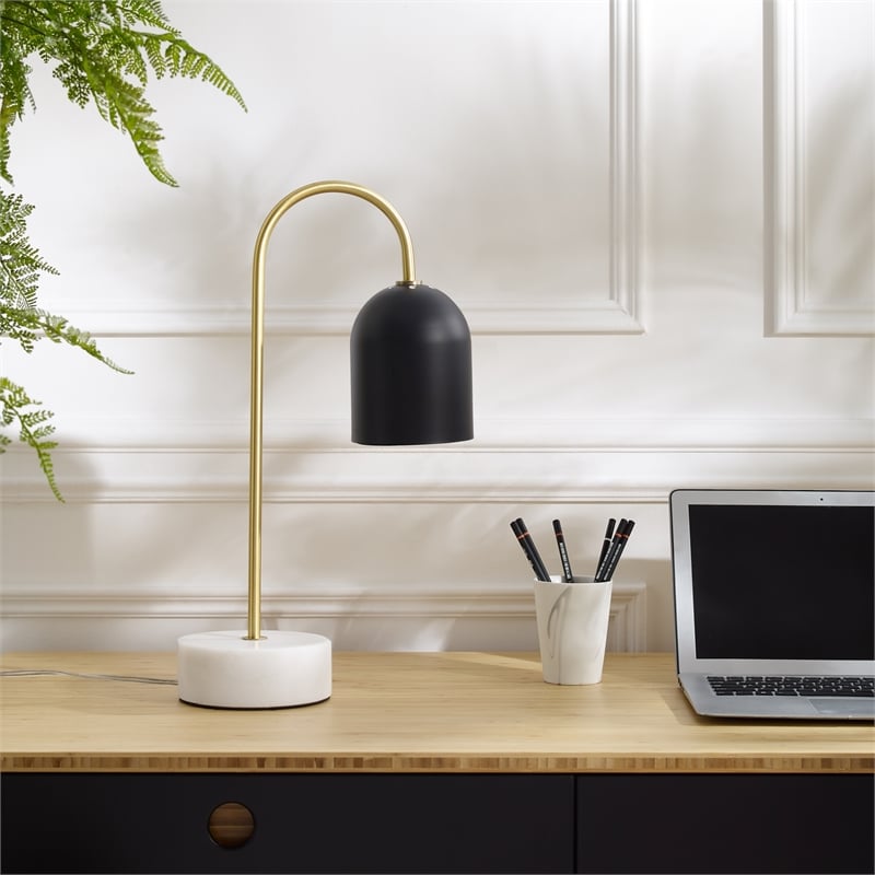 Posh Living Rya Table Lamp 5ft Power Cord Black