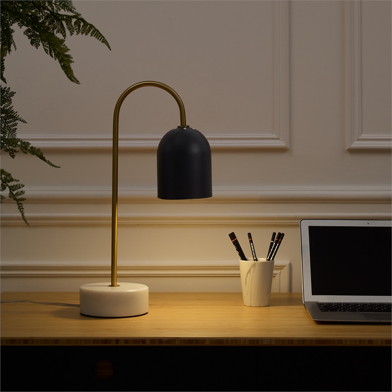 Posh Living Rya Table Lamp 5ft Power Cord Black