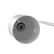 Posh Living Rya Table Lamp 5ft Power Cord Marble Stone Base Chrome