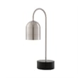 Posh Living Rya Table Lamp 5ft Power Cord Marble Stone Base Stainless Steel