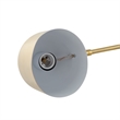 Posh Living Armin Table Lamp 5ft Power Cord Marble Stone Base Brass
