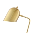Posh Living Armin Table Lamp 5ft Power Cord Marble Stone Base Brass