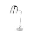 Posh Living Armin Table Lamp 5ft Power Cord Marble Stone Base Chrome