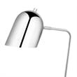 Posh Living Armin Table Lamp 5ft Power Cord Marble Stone Base Chrome