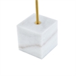 Posh Living Ameya Table Lamp 5ft Power Cord Marble Stone Base Black