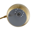 Posh Living Ameya Table Lamp 5ft Power Cord Marble Stone Base Brass