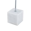 Posh Living Ameya Table Lamp 5ft Power Cord Marble Stone Base Chrome