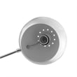 Posh Living Ameya Table Lamp 5ft Power Cord Marble Stone Base Chrome