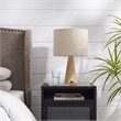 Posh Living Brynlie Table Lamp 5ft Power Cord USB Charger Beige