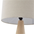 Posh Living Brynlie Table Lamp 5ft Power Cord USB Charger Beige