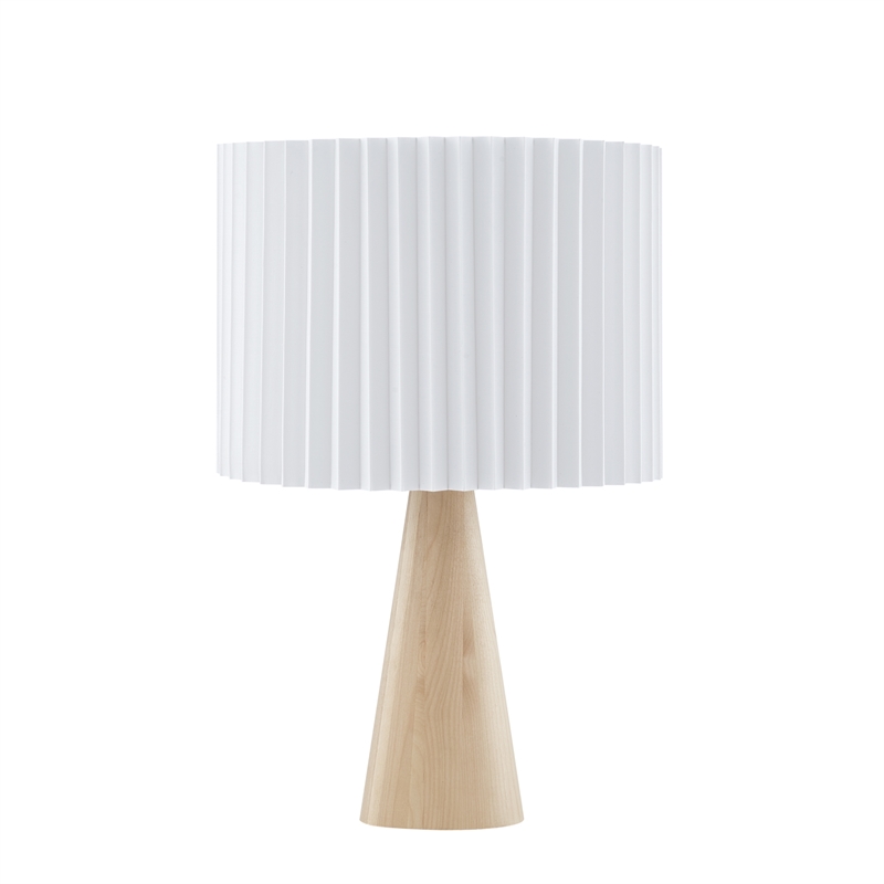 Posh Living Brynlie Table Lamp 5ft Power Cord USB Charger Ivory