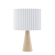 Posh Living Brynlie Table Lamp 5ft Power Cord USB Charger Ivory