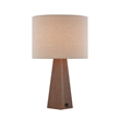 Posh Living Catarina Table Lamp 5ft Power Cord USB Charger Beige
