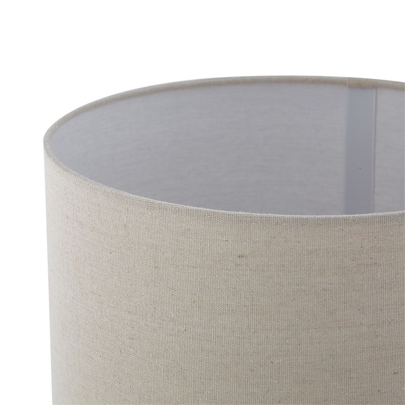 Posh Living Catarina Table Lamp 5ft Power Cord USB Charger Beige