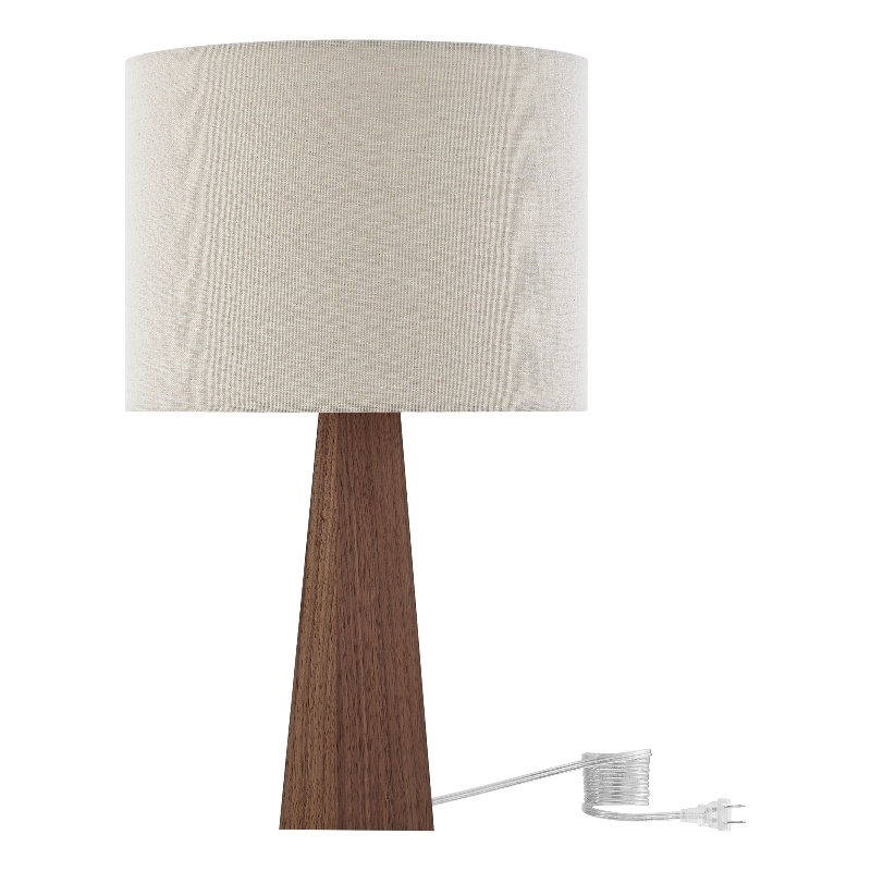 Posh Living Catarina Table Lamp 5ft Power Cord USB Charger Beige