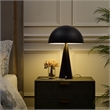 Posh Living Bradford Table Lamp USB Charger Black