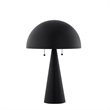 Posh Living Bradford Table Lamp USB Charger Black