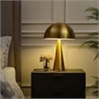 Posh Living Bradford Table Lamp USB Charger Brass