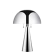 Posh Living Bradford Table Lamp USB Charger Chrome