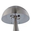Posh Living Bradford Table Lamp USB Charger Stainless Steel