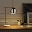 Posh Living Kendric Table Lamp 5ft Power Cord Marble Stone Base Chrome