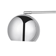 Posh Living Kendric Table Lamp 5ft Power Cord Marble Stone Base Chrome
