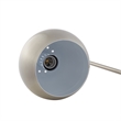 Posh Living Ambar Table Lamp 5ft Power Cord Marble Stone Base Stainless Steel