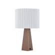 Posh Living Catarina Table Lamp 5ft Power Cord USB Charger Ivory