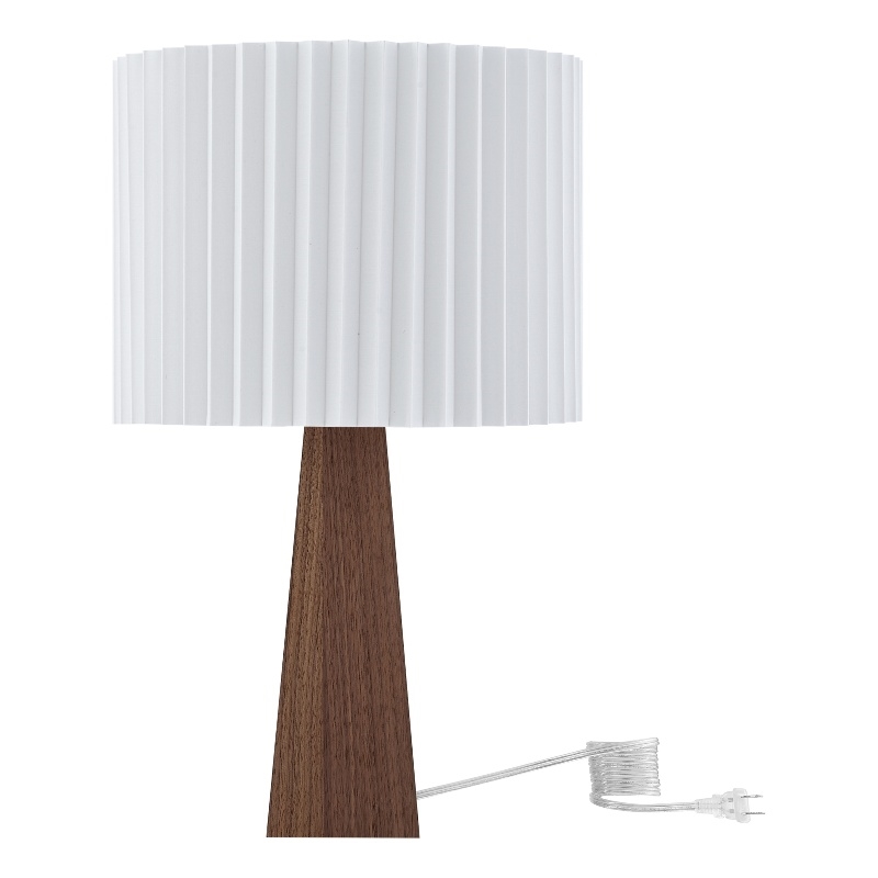 Posh Living Catarina Table Lamp 5ft Power Cord USB Charger Ivory