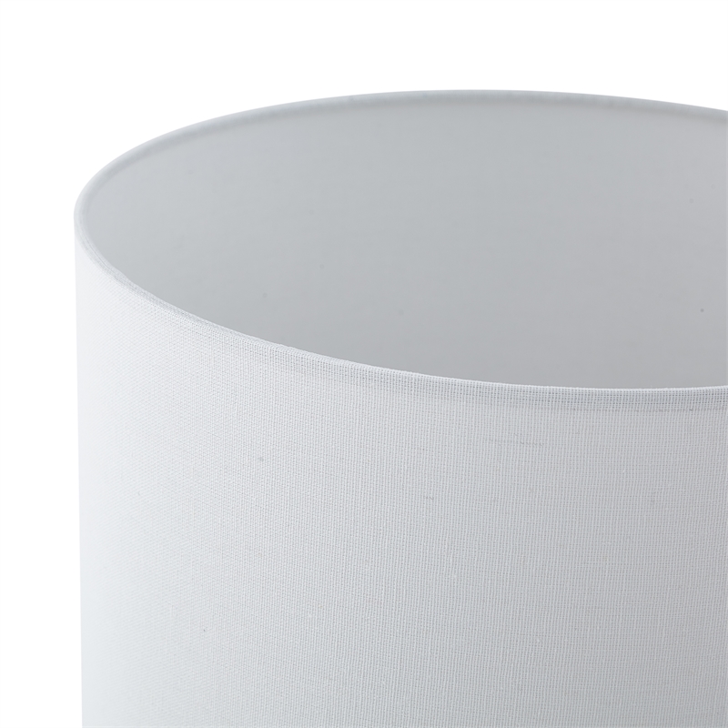 Posh Living Catarina Table Lamp 5ft Power Cord USB Charger White